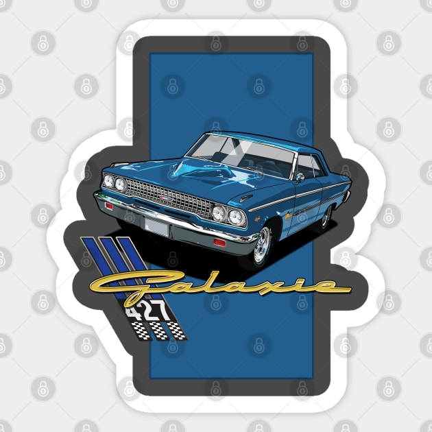 Ford Galaxie 427 Sticker by Limey_57